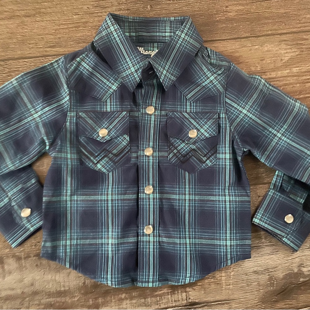 Baby Wrangler Pearl Snap Shirt
